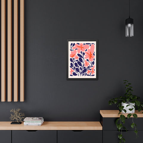 Florish 1 - Botanical Framed Poster | Floral Wall Art for Home Decor
