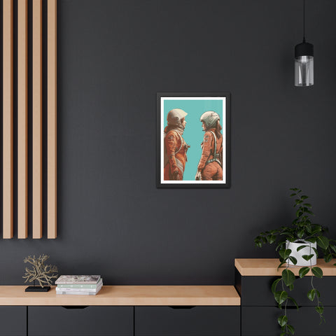 Astrum 4 - Astro Team Framed Poster - Inspirational Space Art for Home Decor