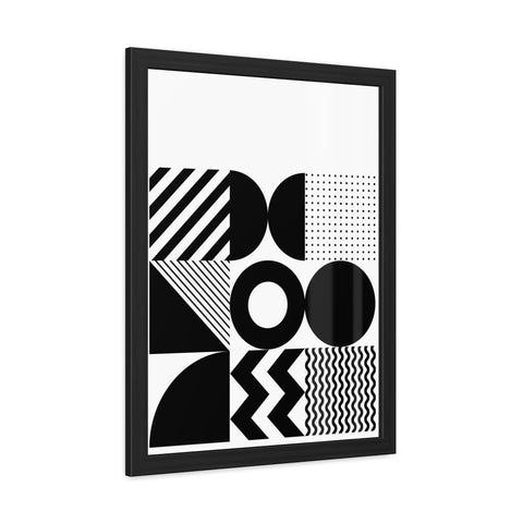 Modern Geometric Framed Poster for Stylish Home Decor
