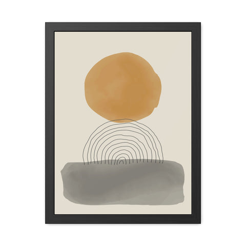 Watercolor Abstract 1 - Framed Print
