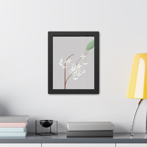 Botanical Gradual 3 - Floral Framed Poster - Elegant Wall Art for Home Decor