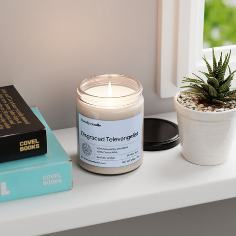 Disgraced Televangelist - Scented Soy Candle, 9oz