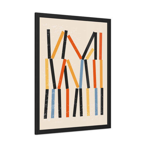 Jarrod 3 - Abstract Framed Poster - Modern Art Wall Decor for Home & Office