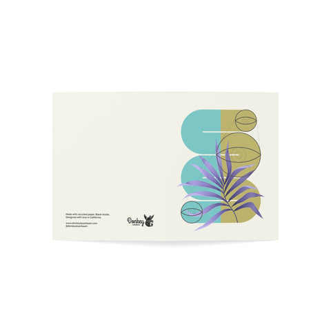 Botanical Greeting Card — Abstract Greeting Card - Illustrated, Beautiful, Modern