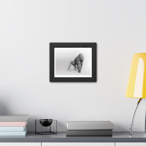 Majestic Gorilla Framed Poster | Monochrome Wall Art for Animal Lovers