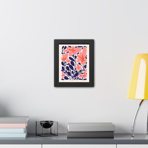 Florish 1 - Botanical Framed Poster | Floral Wall Art for Home Decor