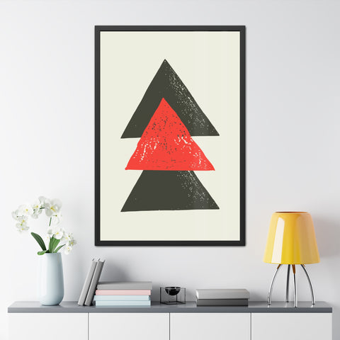 Jonathan 2 - Modern Geometric Framed Poster - Stylish Wall Art for Home Décor