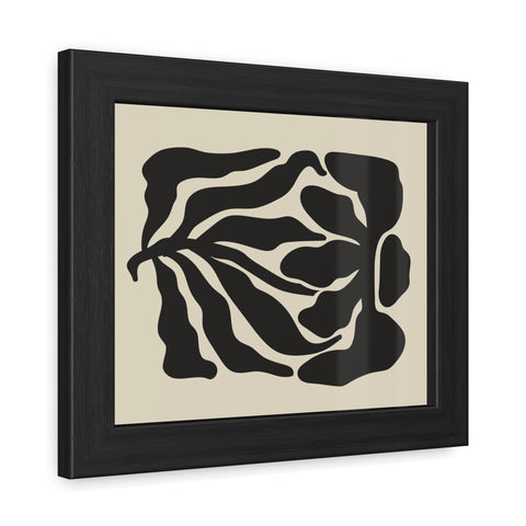 Melancholy 3 - Modern Abstract Framed Poster - Minimalist Wall Art for Home Decor