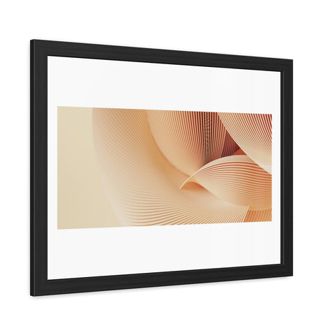 Creese - Elegant Framed Poster - Minimalist Wave Art for Home Decor