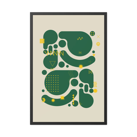 Kinta 5 - Modern Abstract Framed Poster for Stylish Home Decor