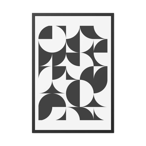 Gridline 3 - Modern Geometric Framed Posters - Stylish Wall Art for Minimalist Decor