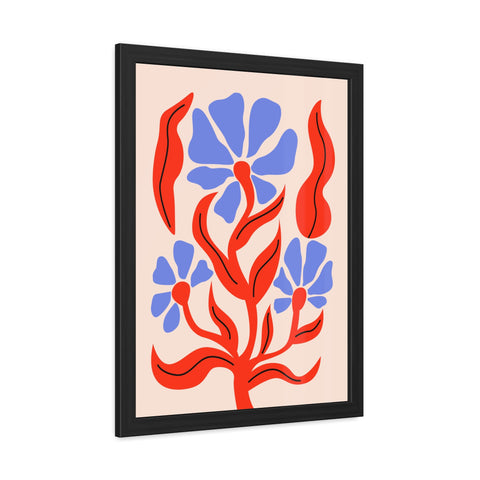 Marinda 7 - Vibrant Floral Art Framed Poster - Modern Home Decor