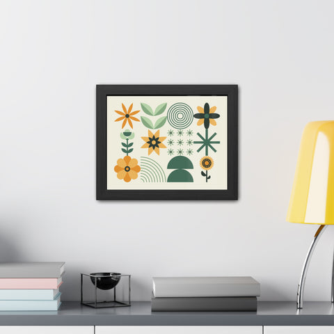 Farmhouse 2 - Botanical Framed Poster - Modern Floral Art for Home Decor