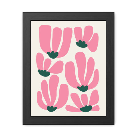 Natural Formation 2 - Vibrant Floral Framed Poster Art | Modern Home Décor | Gift for Plant Lovers