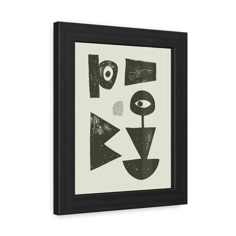 Jonathan 1 - Abstract Geometric Framed Poster Artwork - Modern Home Decor