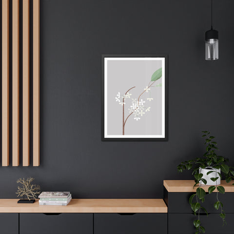 Botanical Gradual 3 - Floral Framed Poster - Elegant Wall Art for Home Decor