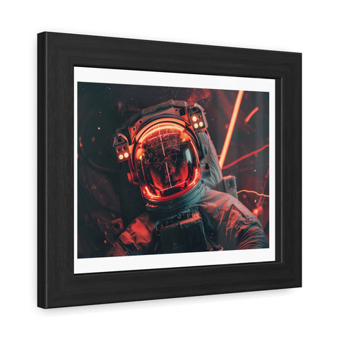 Kev - Cosmic Astronaut Framed Poster - Sci-Fi Wall Art for Space Enthusiasts