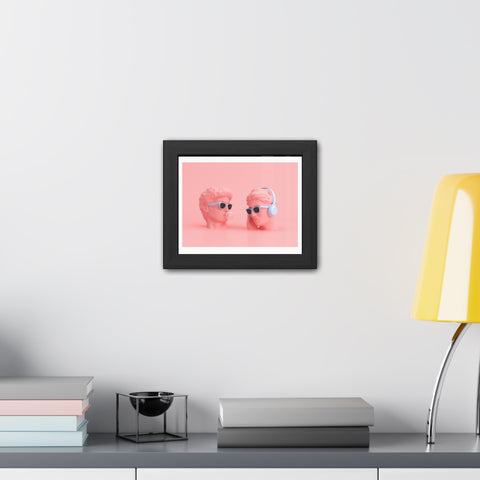 Popped - Trendy Framed Posters - Retro Vibes with Stylish Heads & Headphones