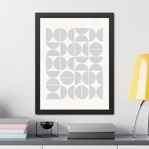 Crown 1 - Minimalist Geometric Framed Poster - Modern Wall Art for Home Decor