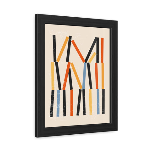Jarrod 3 - Abstract Framed Poster - Modern Art Wall Decor for Home & Office