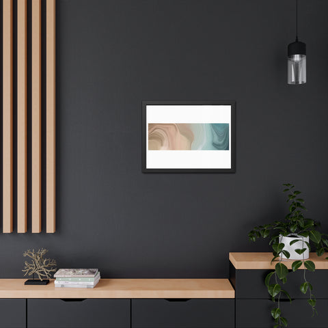 Rock Formation 1 - Abstract Wave Framed Poster | Modern Home Decor | Serenity & Style