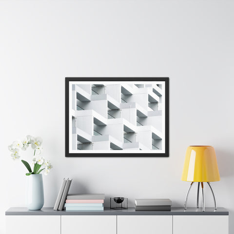 Blocks - Architecture - Framed Print