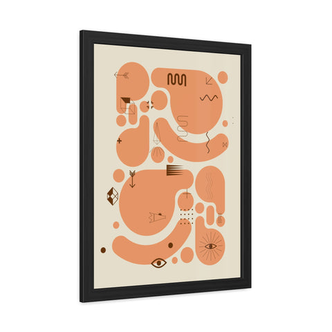 Kinta 1 - Abstract Art Framed Poster | Modern Wall Decor for Home & Office