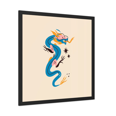 Dragon 2 - Vibrant Dragon Art Framed Posters for Home Décor