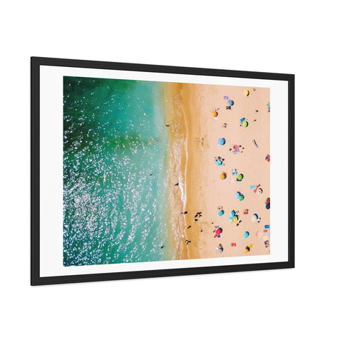 The Happening - Beach Day Framed Poster - Coastal Decor for Summer Vibes