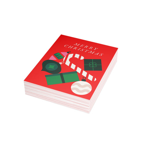 Merry Christmas Greeting Card — Christmas / Holiday Greeting Card - Illustrated, Modern