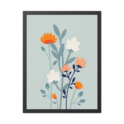 Floral Growth 1 - Framed Poster - Aesthetic Wall Art for Home Decor
