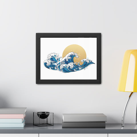Wavesukan - Framed Print
