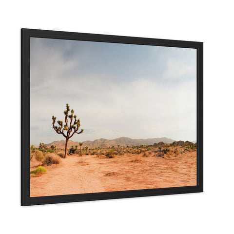 Coachella Valley - Desert Landscape Framed Poster - Serene Wall Art for Home & Office
