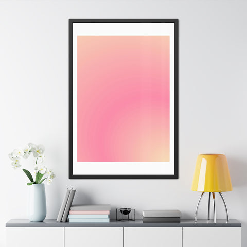 Sunrise 4 - Elegant Gradient Framed Posters - Minimalist Art for Home Decor