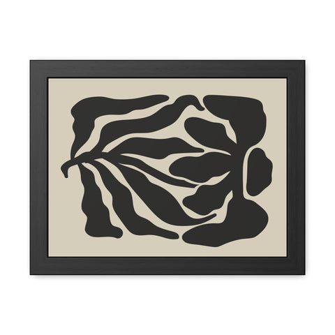 Melancholy 3 - Modern Abstract Framed Poster - Minimalist Wall Art for Home Decor