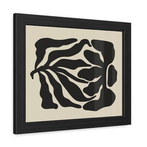 Melancholy 3 - Modern Abstract Framed Poster - Minimalist Wall Art for Home Decor