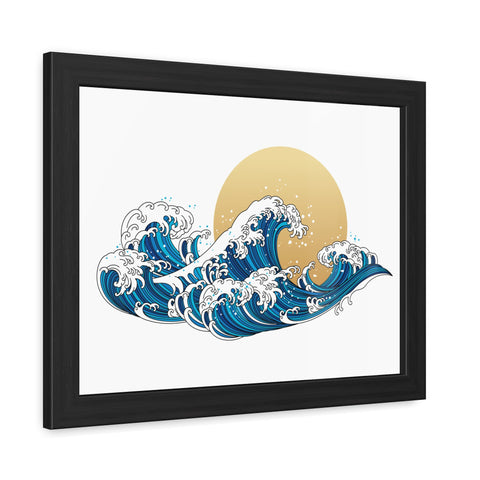 Wavesukan - Framed Print