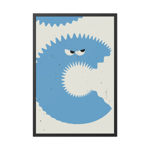 Lettermon C - Whimsical Framed Posters – Unique Wall Art for Fun Spaces