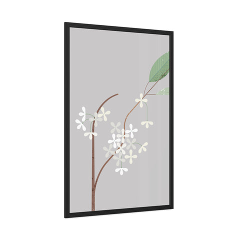 Botanical Gradual 3 - Floral Framed Poster - Elegant Wall Art for Home Decor