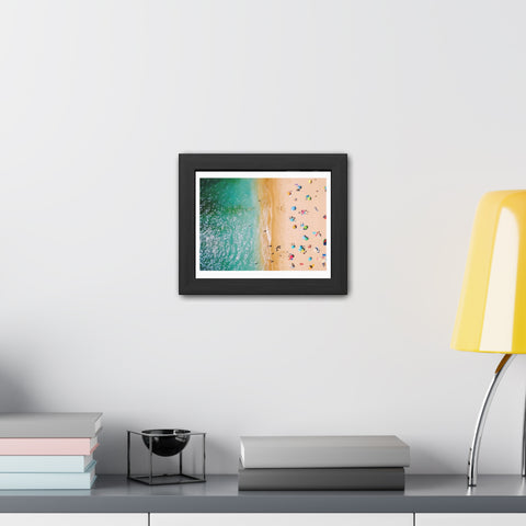 The Happening - Beach Day Framed Poster - Coastal Decor for Summer Vibes