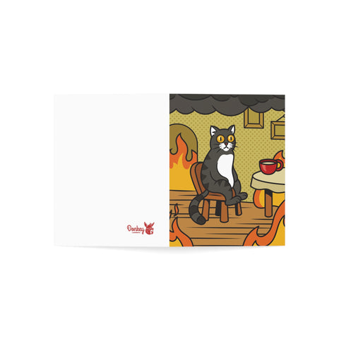 Everything iz fine - Greeting Card