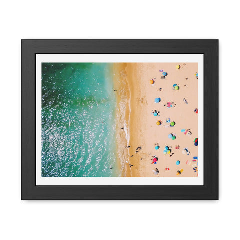 The Happening - Beach Day Framed Poster - Coastal Decor for Summer Vibes