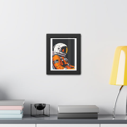 Astrum 1 - Astronaut Framed Poster - Space Art for Adventure Lovers