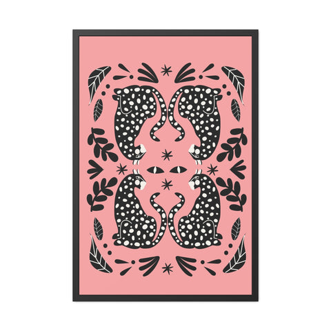 Mirror 2 - Stylish Framed Animal Print Poster - Modern Home Decor