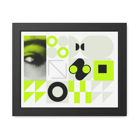 Modern Geometric Framed Poster Art – Eye-Catching Home Decor