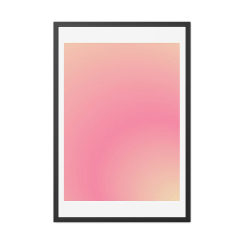 Sunrise 4 - Elegant Gradient Framed Posters - Minimalist Art for Home Decor