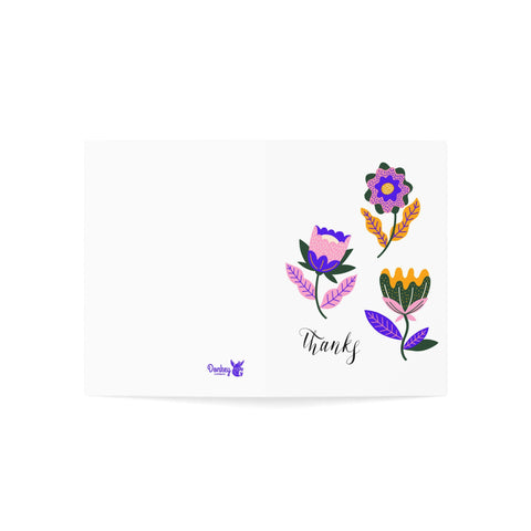 Thanks (Flowers) - Greeting Card