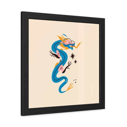 Dragon 2 - Vibrant Dragon Art Framed Posters for Home Décor