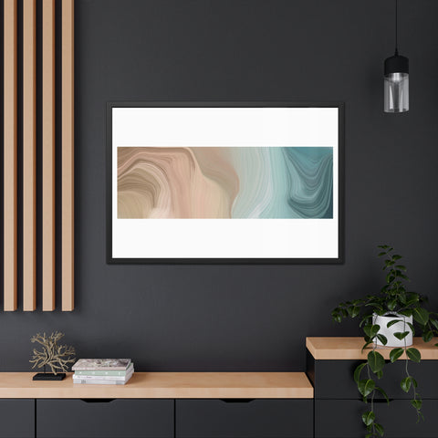 Rock Formation 1 - Abstract Wave Framed Poster | Modern Home Decor | Serenity & Style
