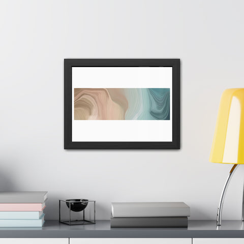 Rock Formation 1 - Abstract Wave Framed Poster | Modern Home Decor | Serenity & Style